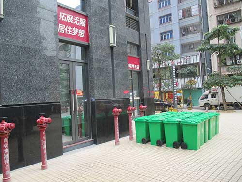 陽江物業(yè)小區(qū)塑料垃圾箱的優(yōu)點