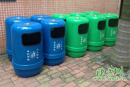 貴陽(yáng)市政玻璃鋼果皮箱，來(lái)自欣方圳