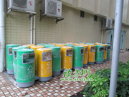 珠海小區(qū)玻璃鋼垃圾桶，有保障的玻璃鋼分類垃圾桶