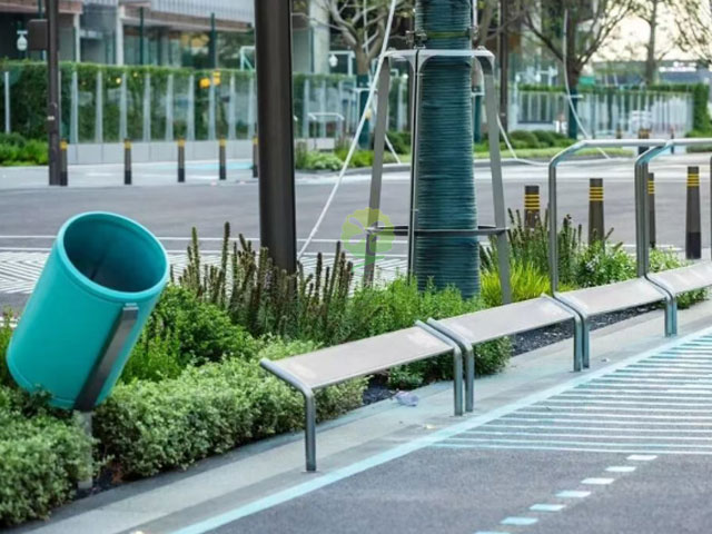 騎行道專線垃圾桶在深圳陸續(xù)投放