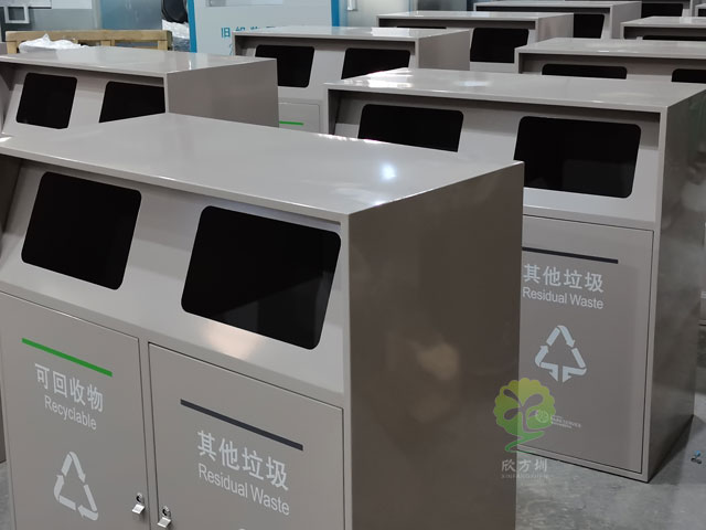 提升公共空間品質(zhì)，深圳金屬垃圾桶助你一臂之力