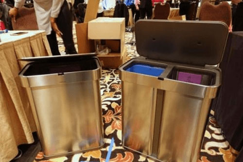 厲害了，可以語音控制的垃圾箱